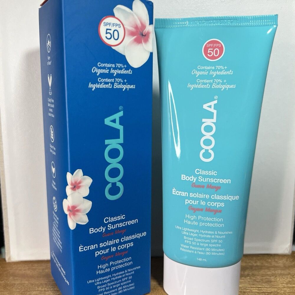 COOLA Classic Body Sunscreen GUAVA MANGO SPF 50 New Sealed 5 OZ
